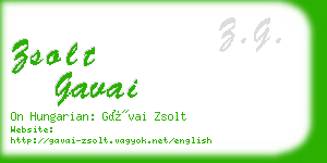 zsolt gavai business card